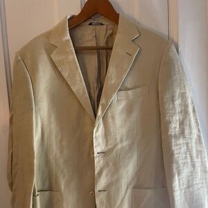 Men's Barney's of New York Linen Blazer Size 42 Reg